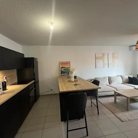 Superbe Appart 2Ch, Clim, Terrasse, Pkg, Wifi, Tv Montpellier Exterior photo