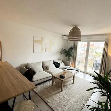 Superbe Appart 2Ch, Clim, Terrasse, Pkg, Wifi, Tv Montpellier Exterior photo
